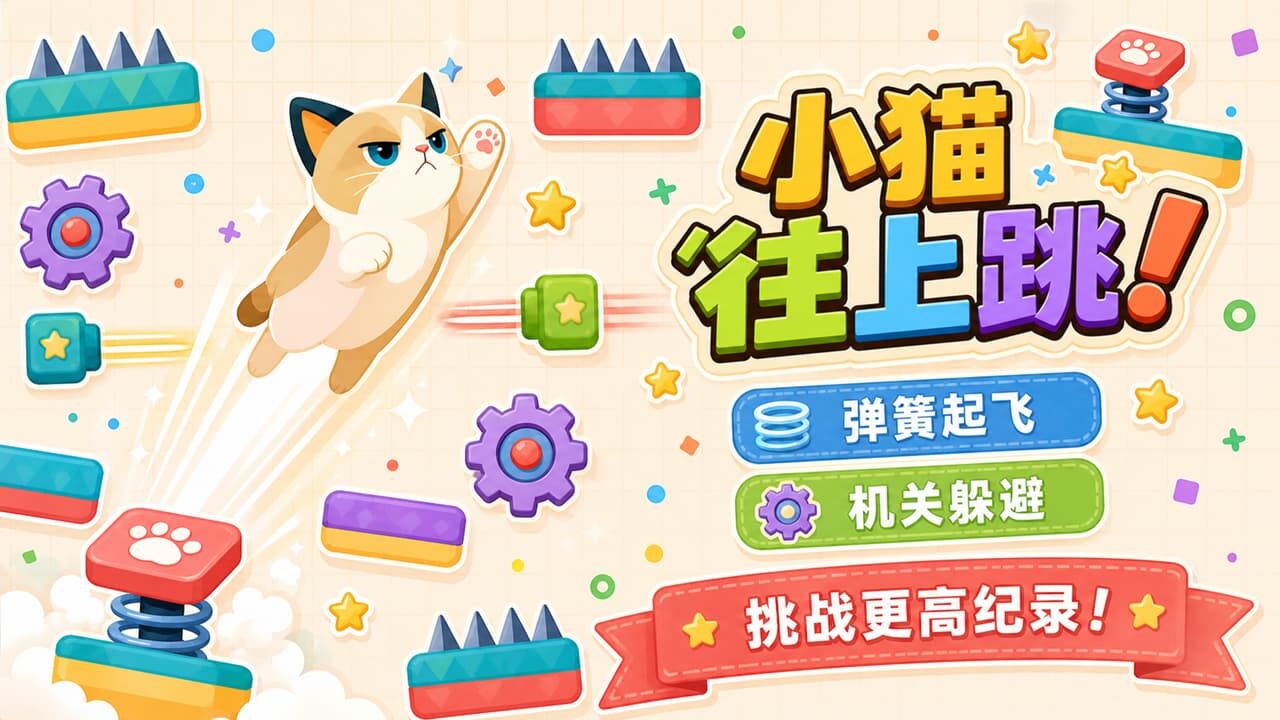 小猫往上跳截图