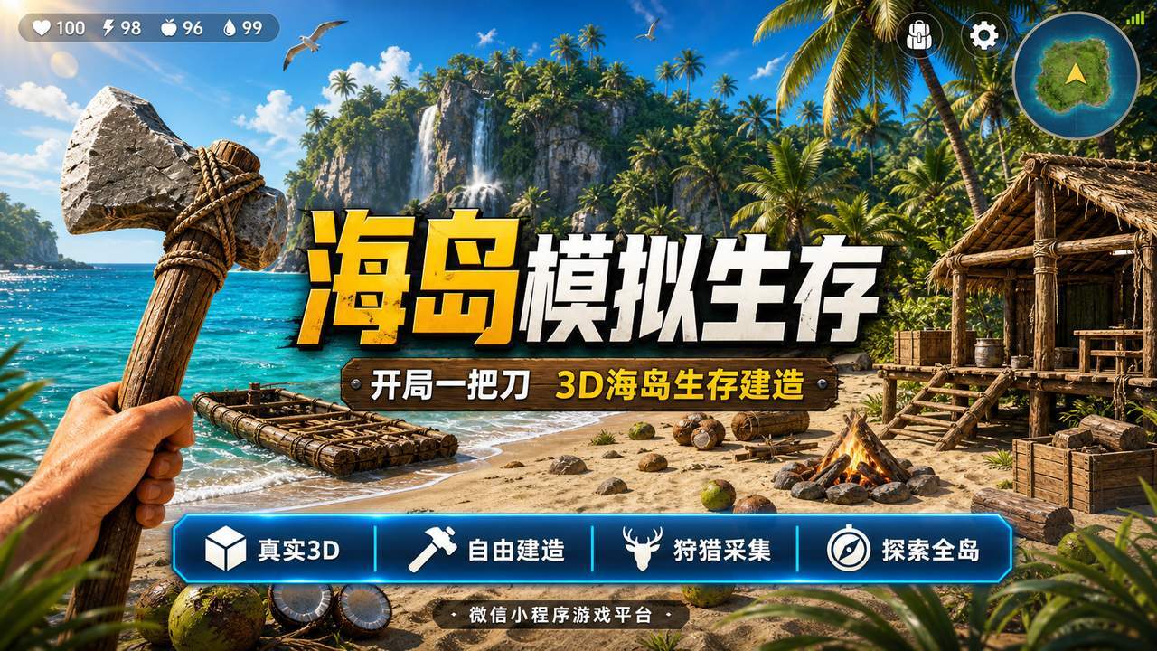 海岛模拟生存截图