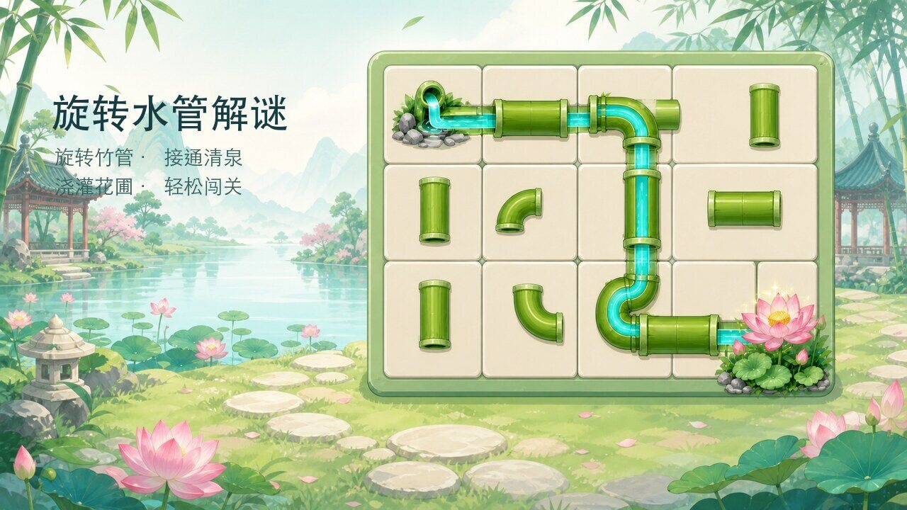 旋转水管解谜截图