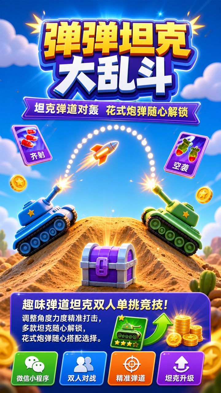 弹弹坦克大乱斗截图