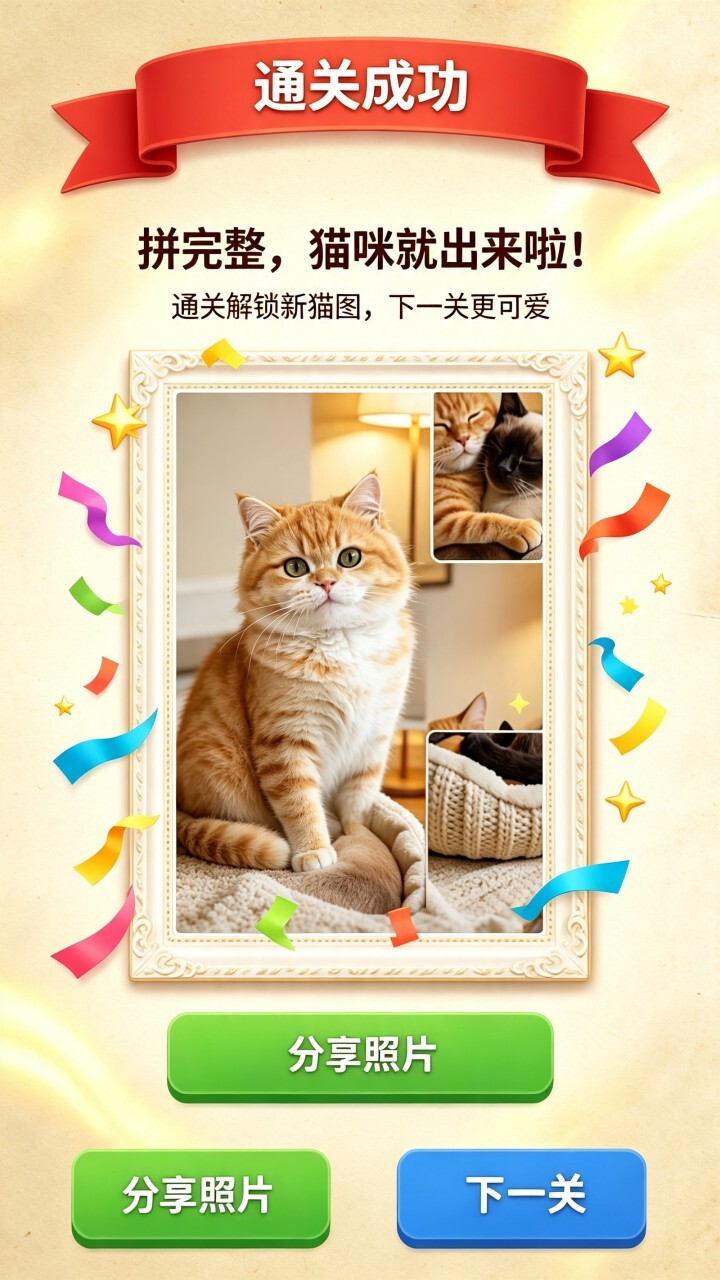 我是猫拼图闯关截图