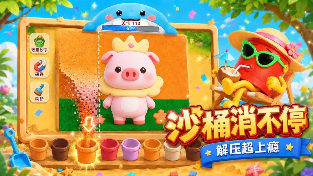 沙画趣消除截图