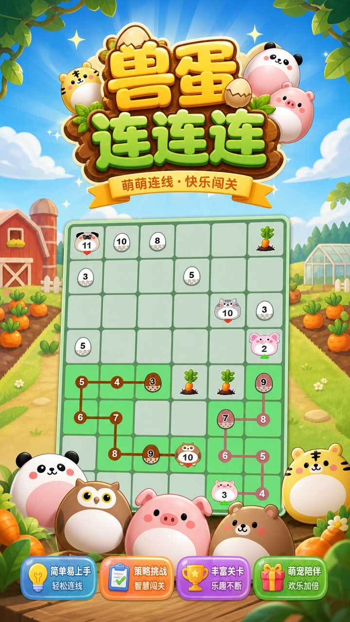 兽蛋连连连截图