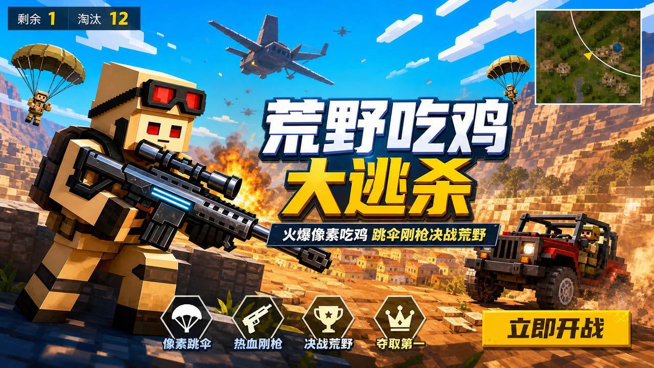 荒野吃鸡大逃杀截图