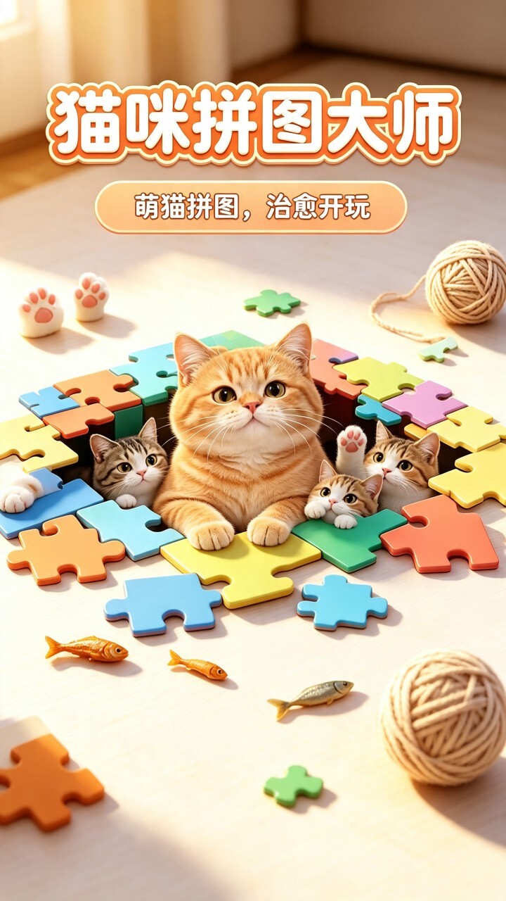 猫咪拼图大师截图