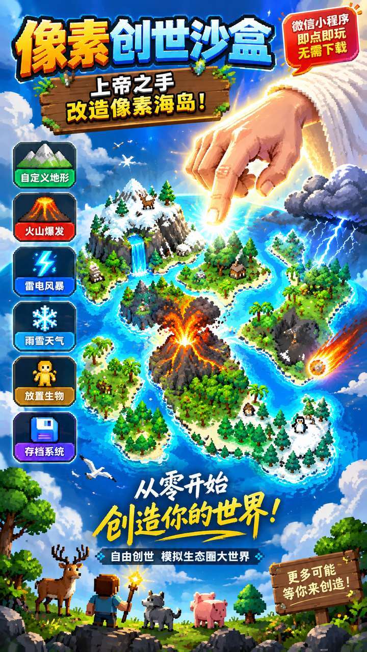 像素创世沙盒截图