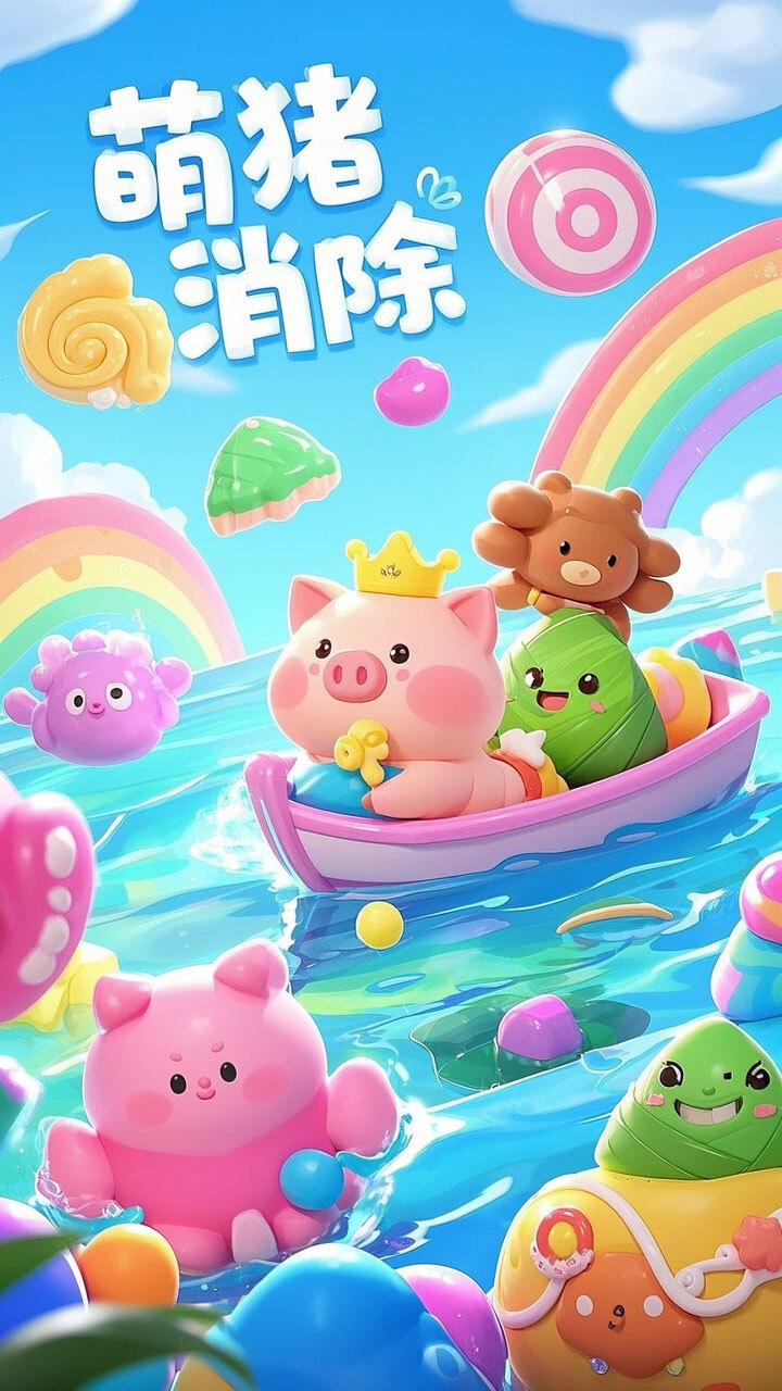 萌猪消除截图