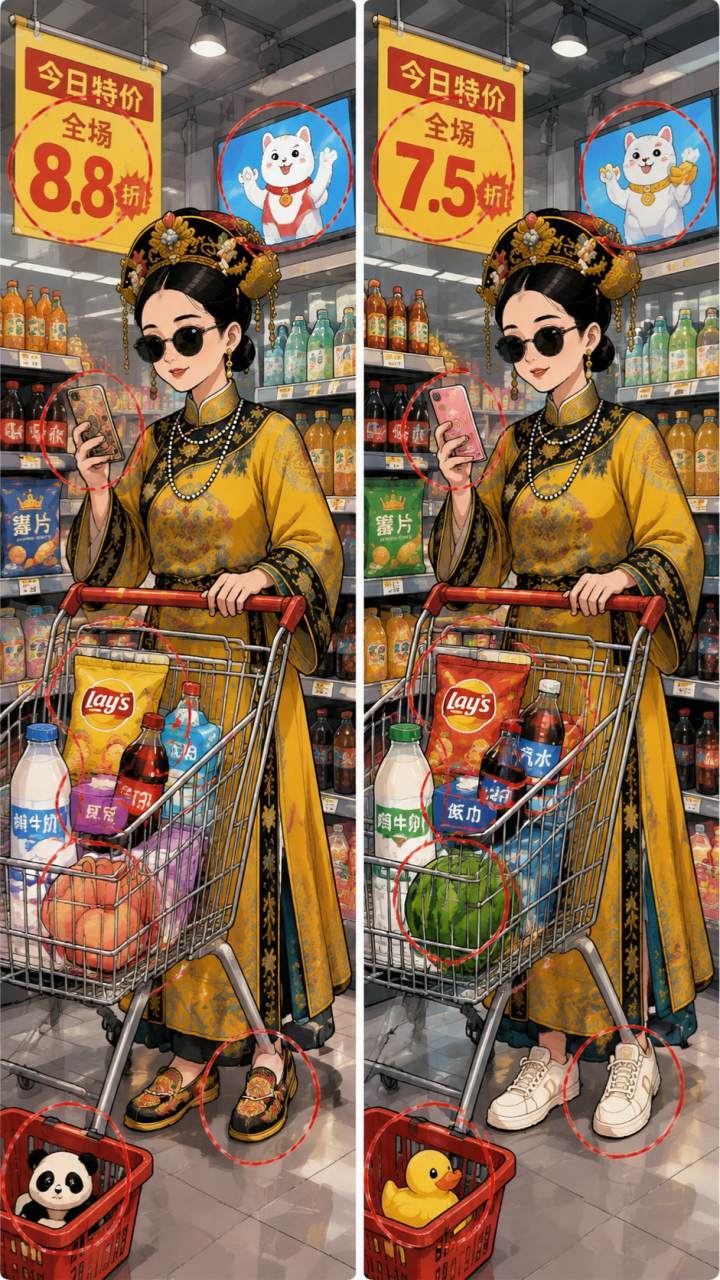 找不同的地方截图