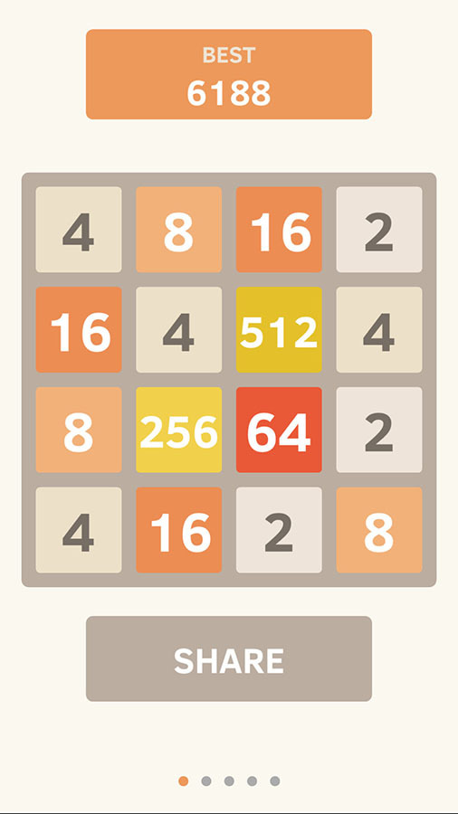 2048经典原版截图