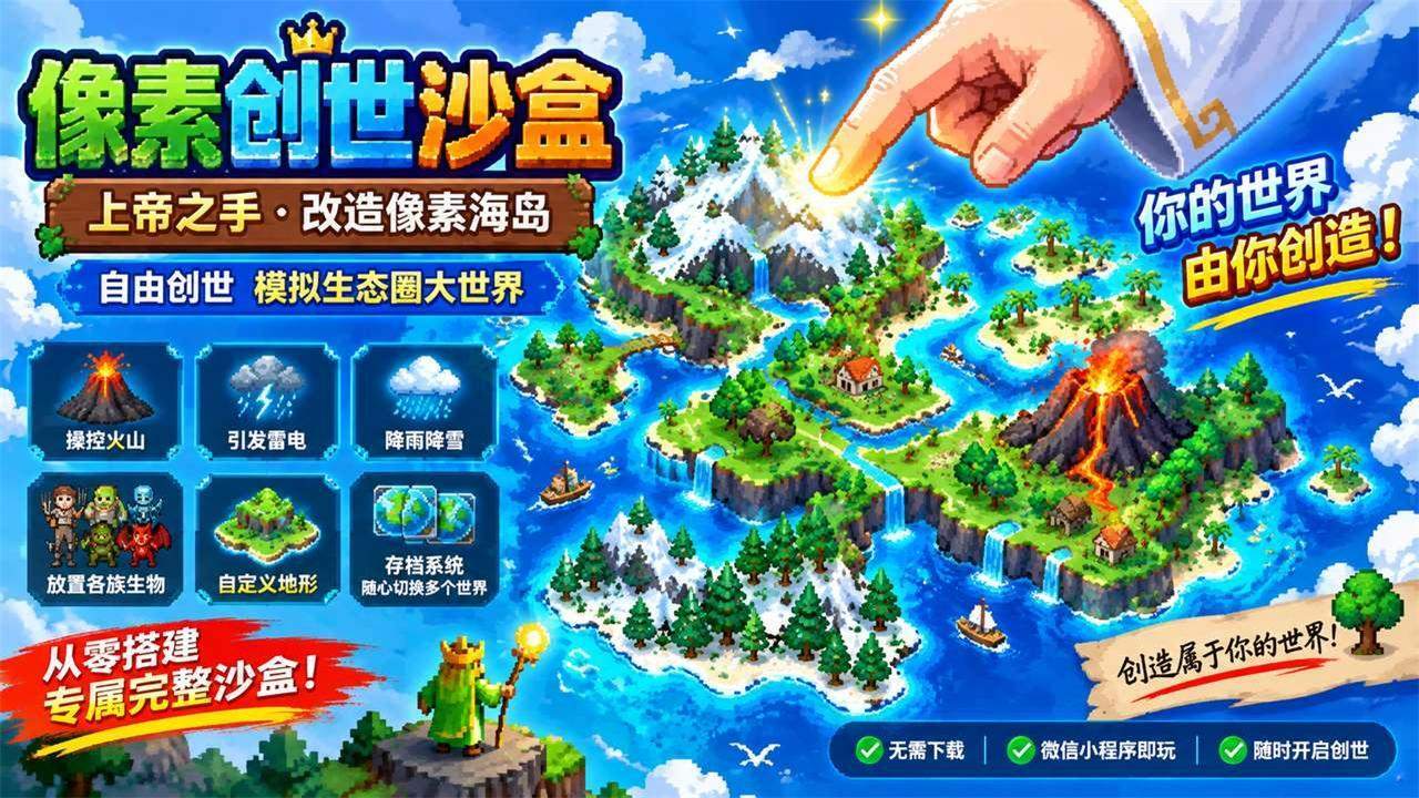 像素创世沙盒截图