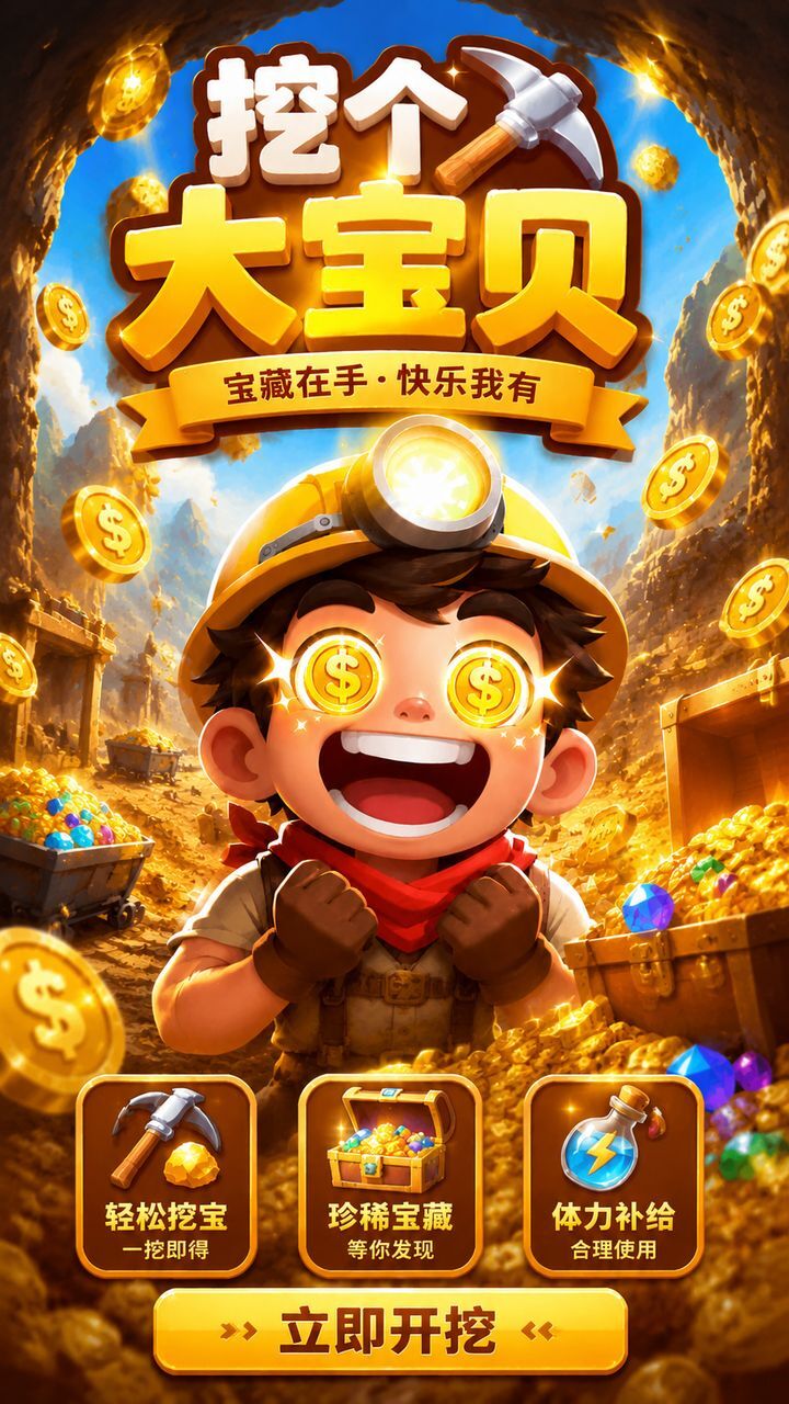 挖个大宝贝截图