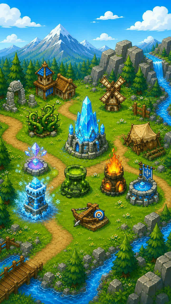 共鸣之地-策略塔防截图