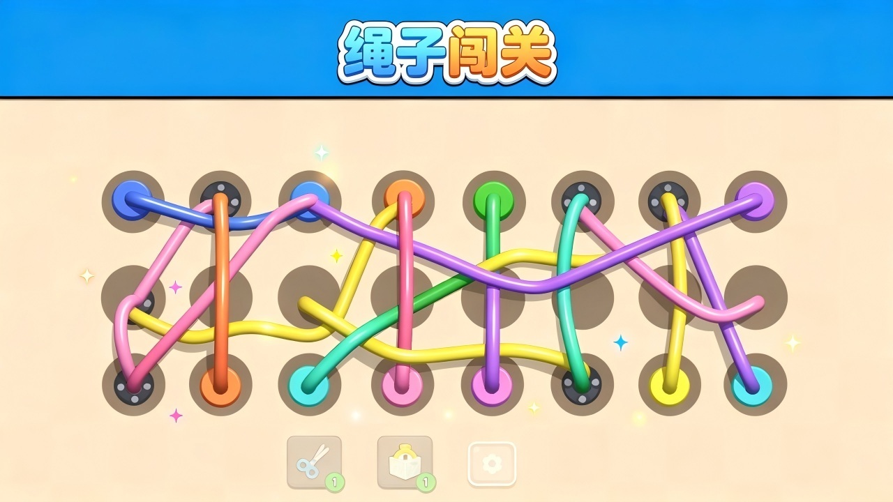 绳子闯关截图