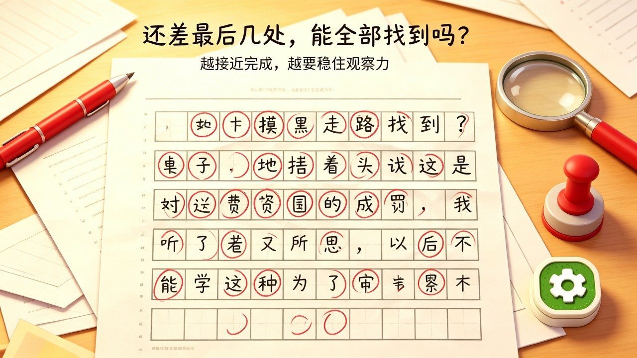 批改试卷作业截图