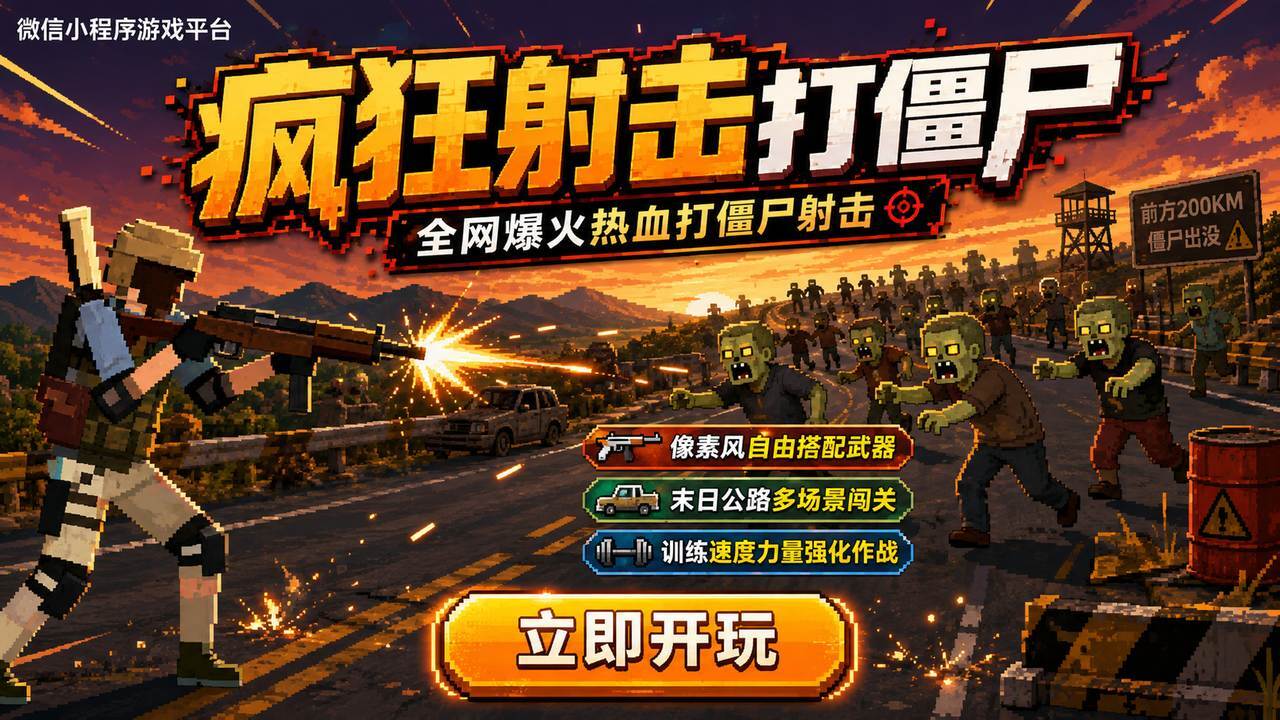 疯狂射击打僵尸截图