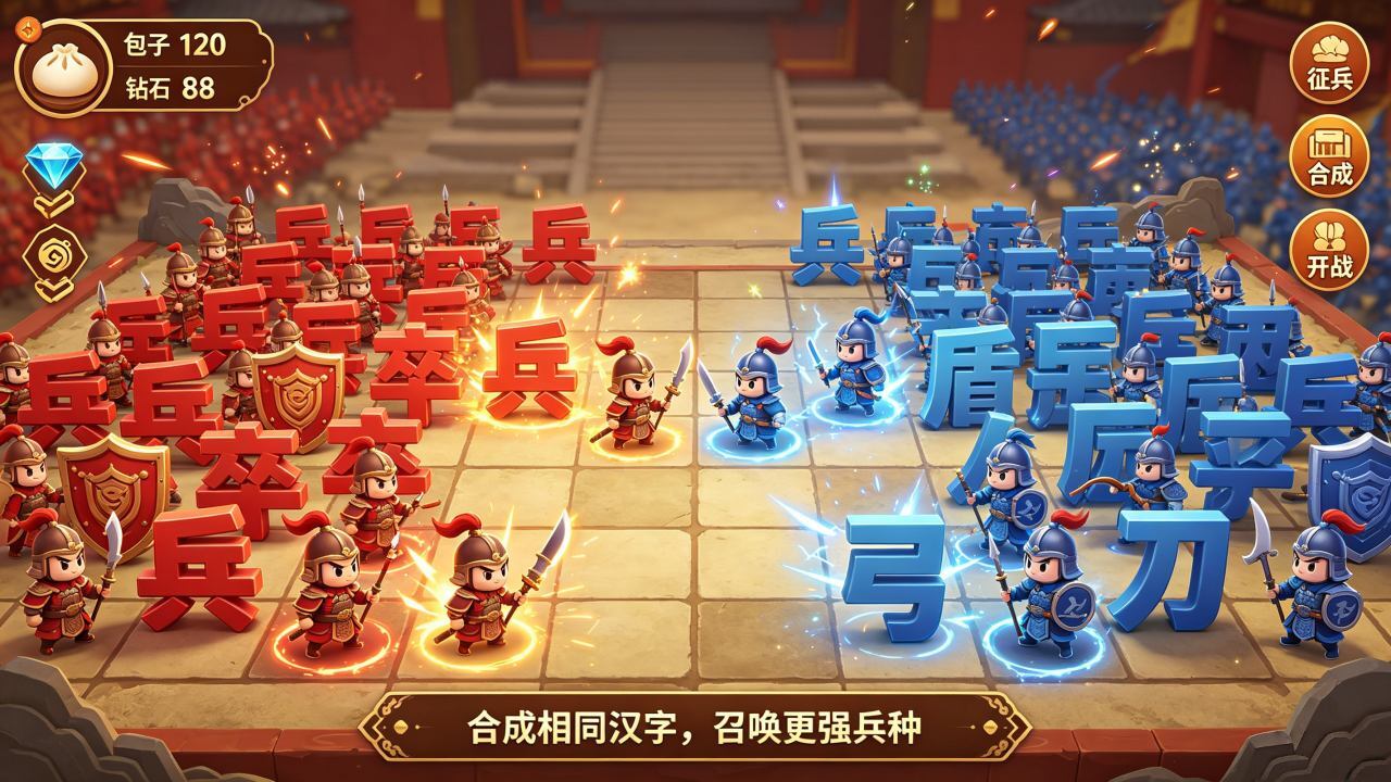 汉字战争模拟器截图
