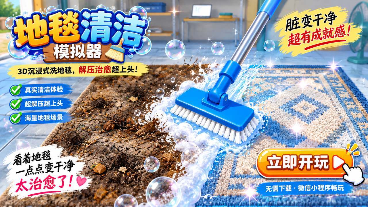 地毯清洁模拟器截图