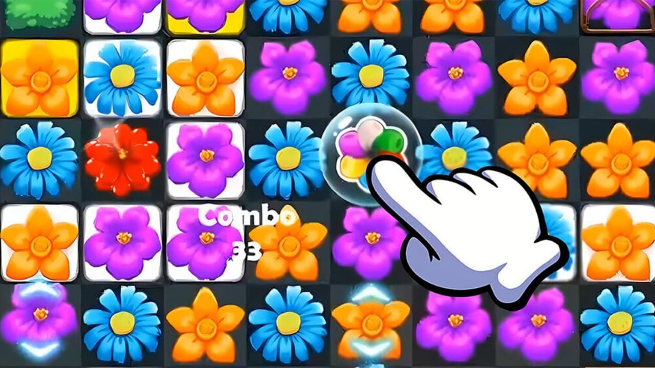 鲜花消消除截图