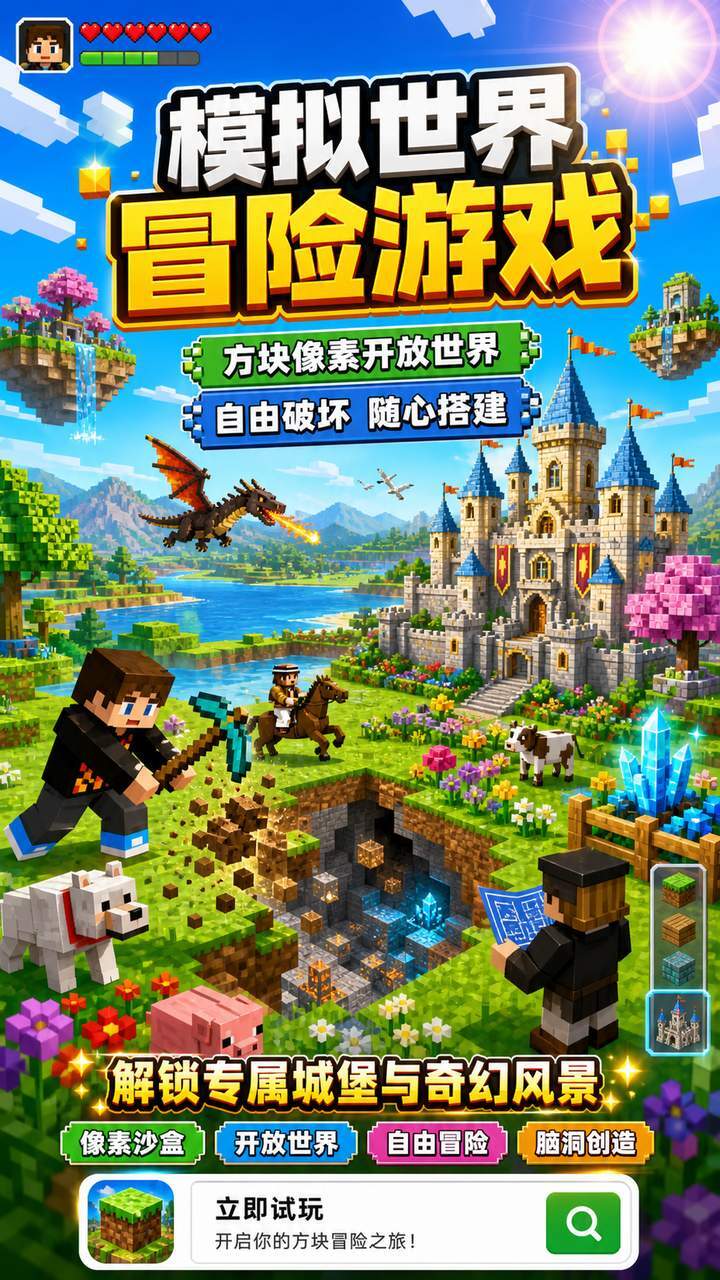 模拟世界冒险游戏截图