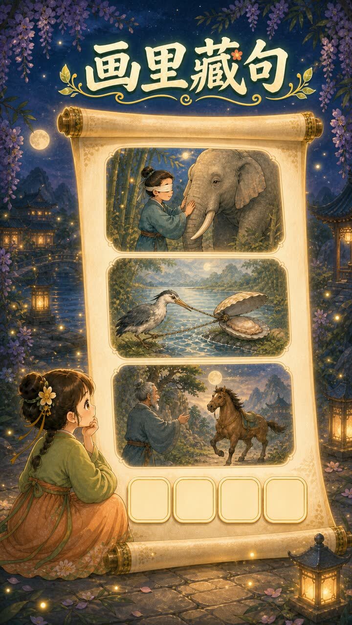 画里藏句截图