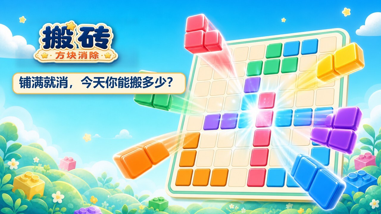 搬砖方块消除截图