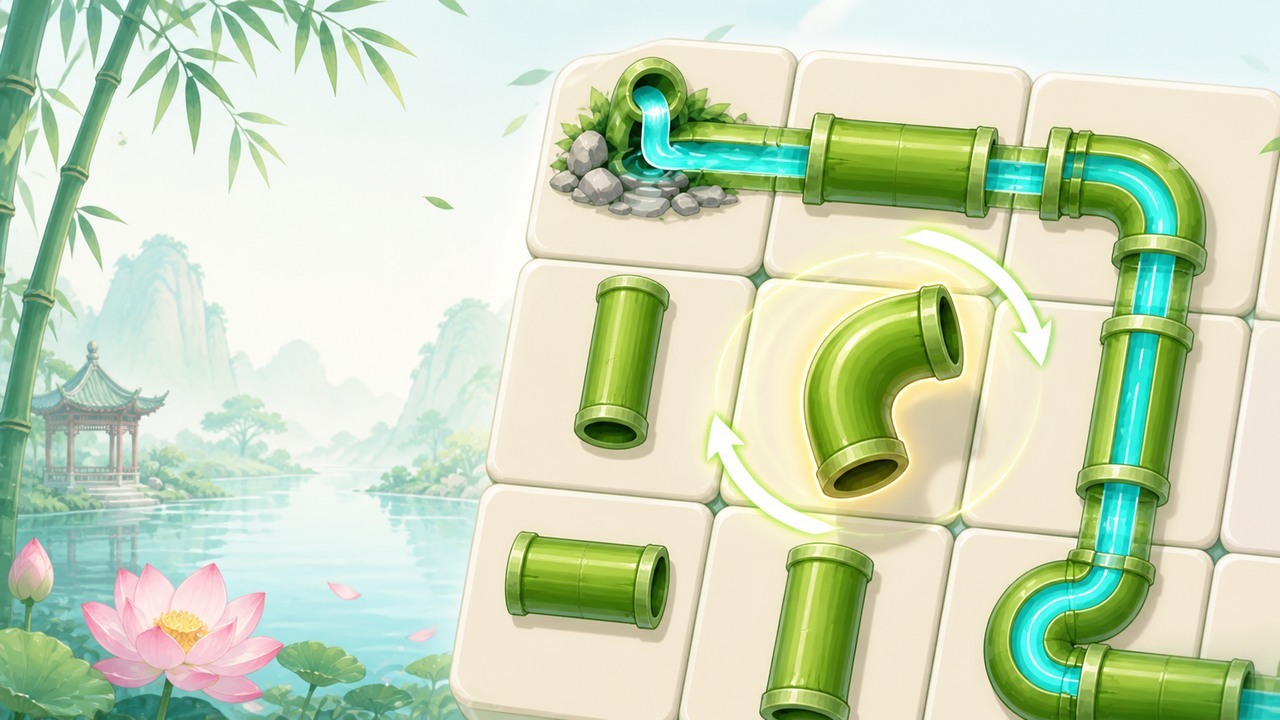 旋转水管解谜截图
