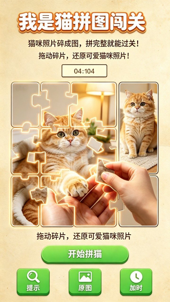 我是猫拼图闯关截图
