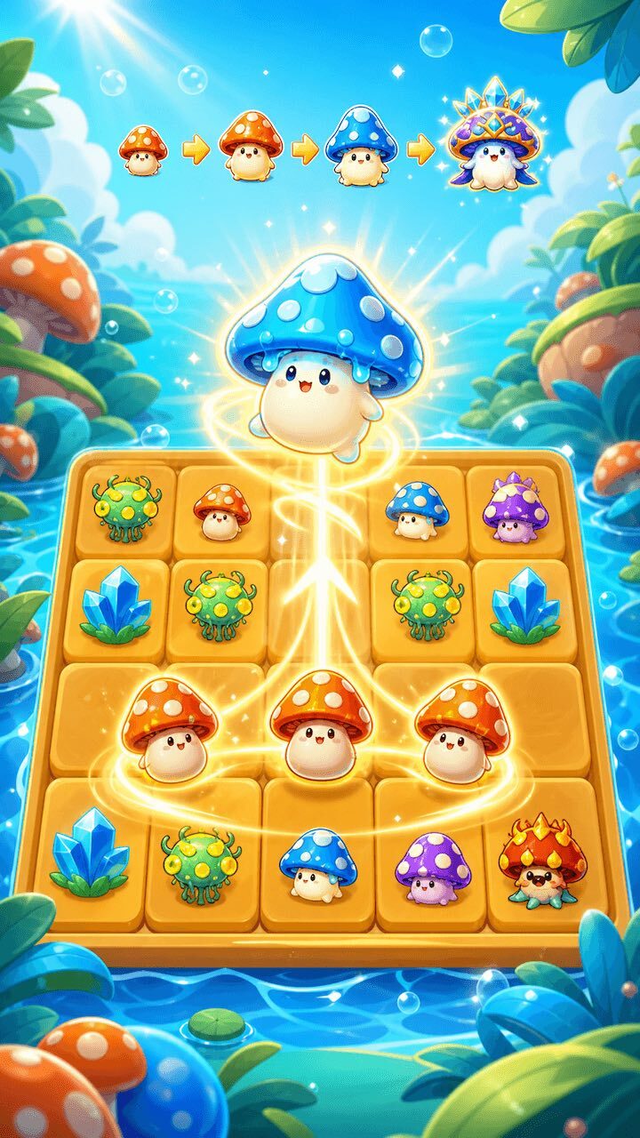 蘑菇进化截图