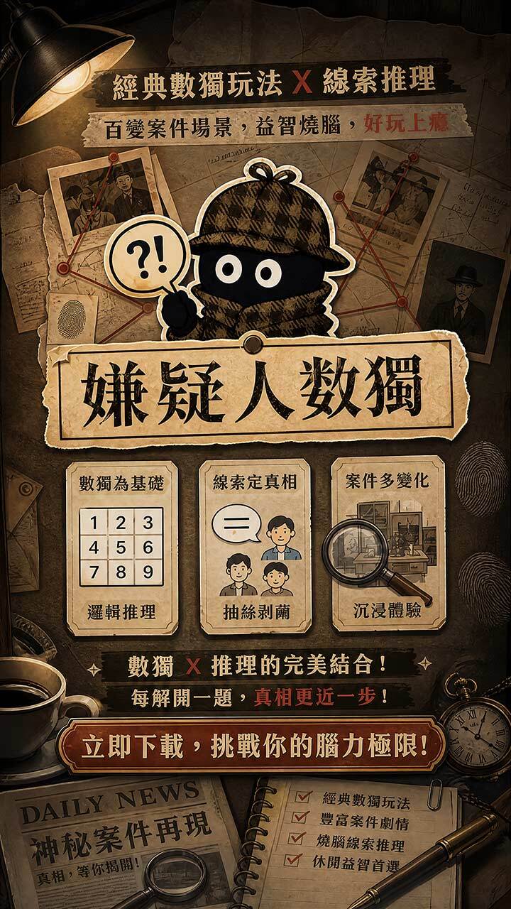 嫌疑人数独截图