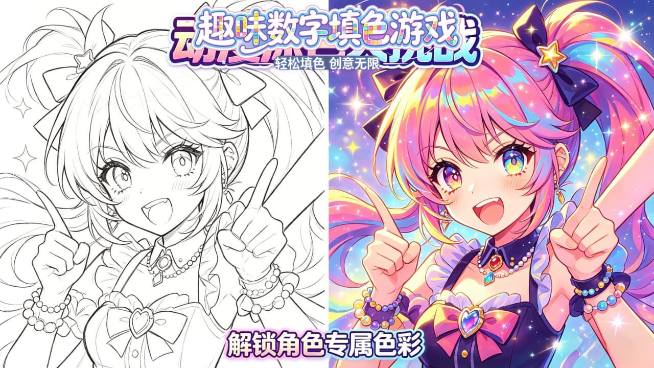 趣味数字填色游戏截图