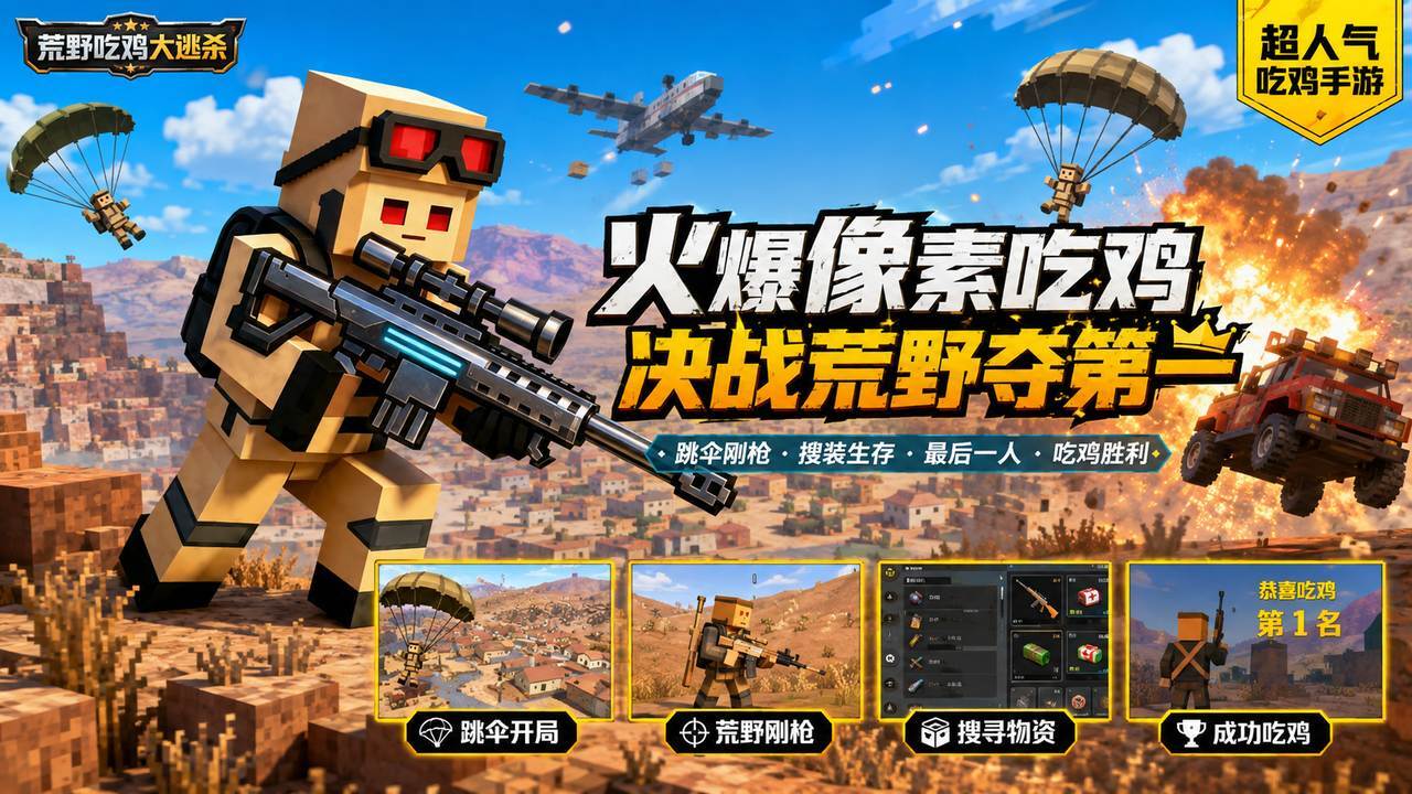 荒野吃鸡大逃杀截图