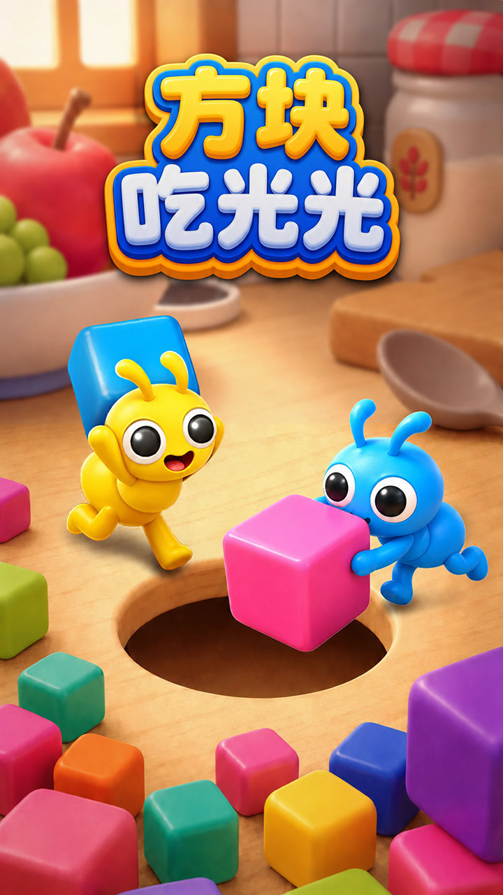 方块吃光光截图