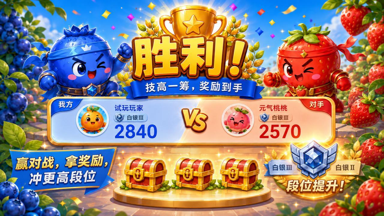 蓝莓战草莓截图