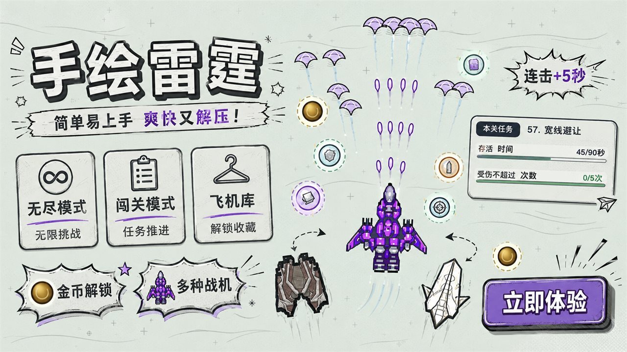 手绘雷霆截图