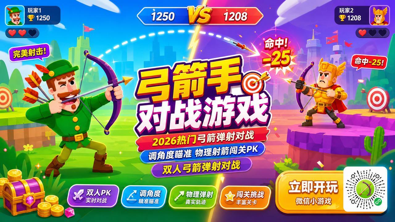 弓箭手对战游戏截图
