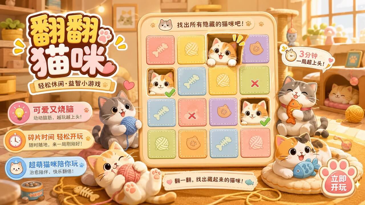 翻翻猫咪截图