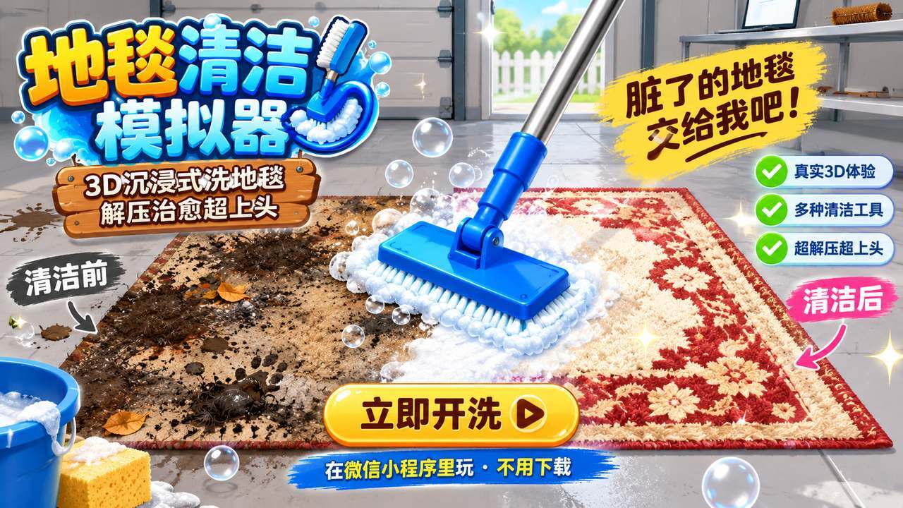 地毯清洁模拟器截图