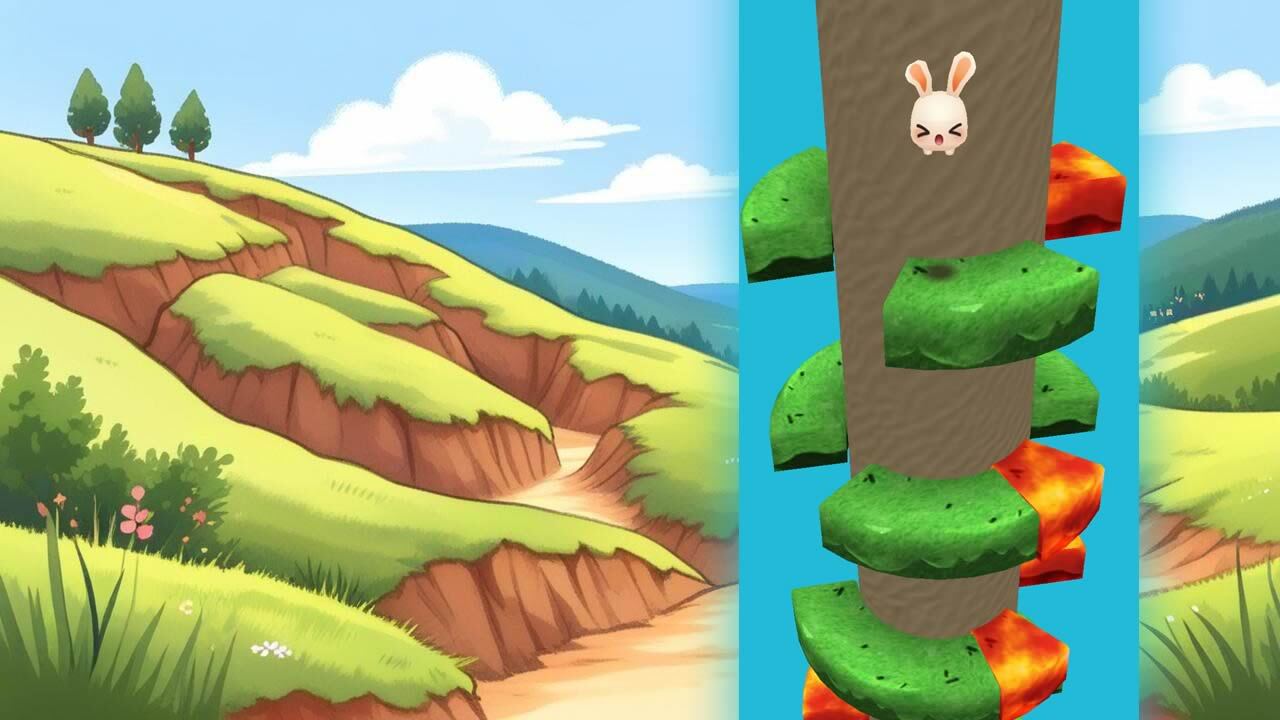 小兔子下山截图