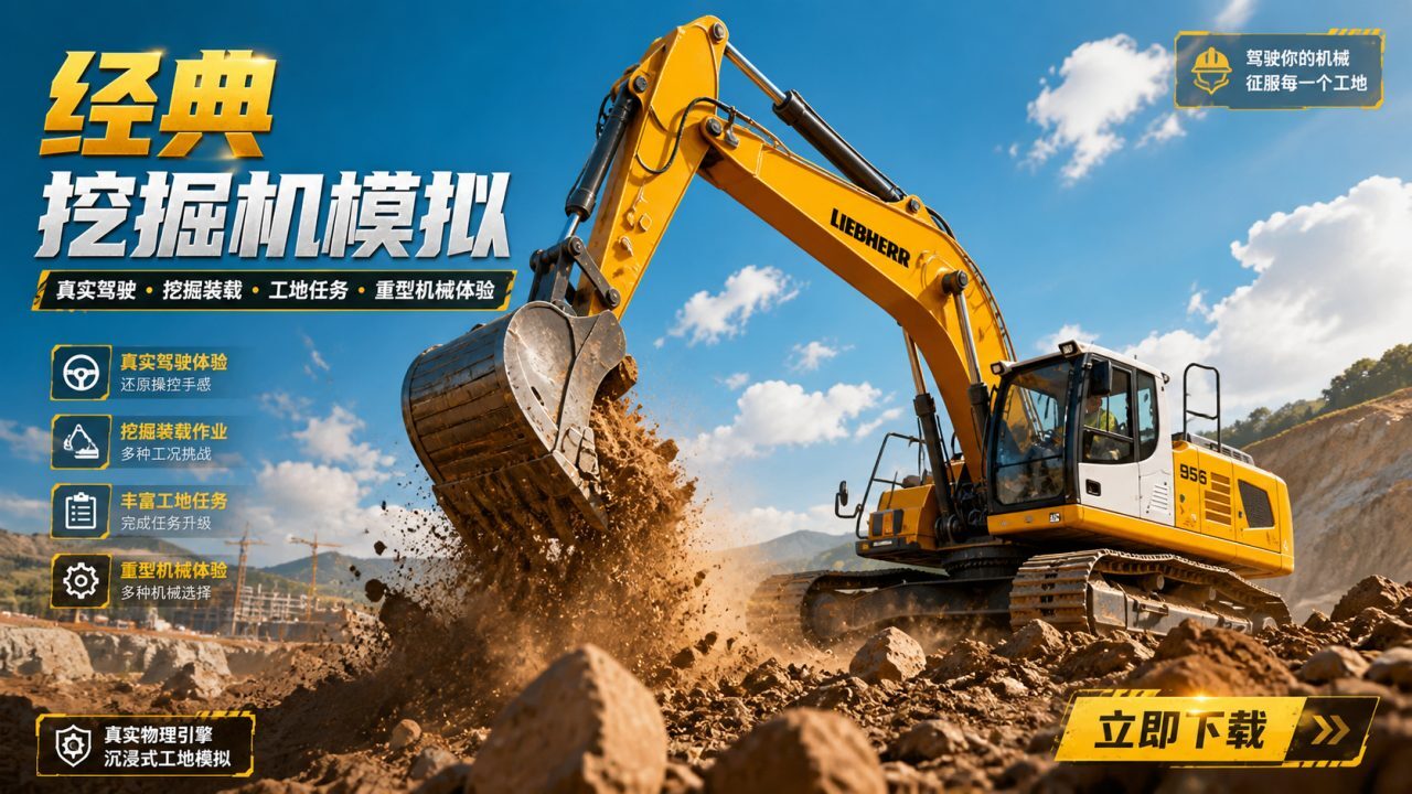 经典挖掘机模拟截图