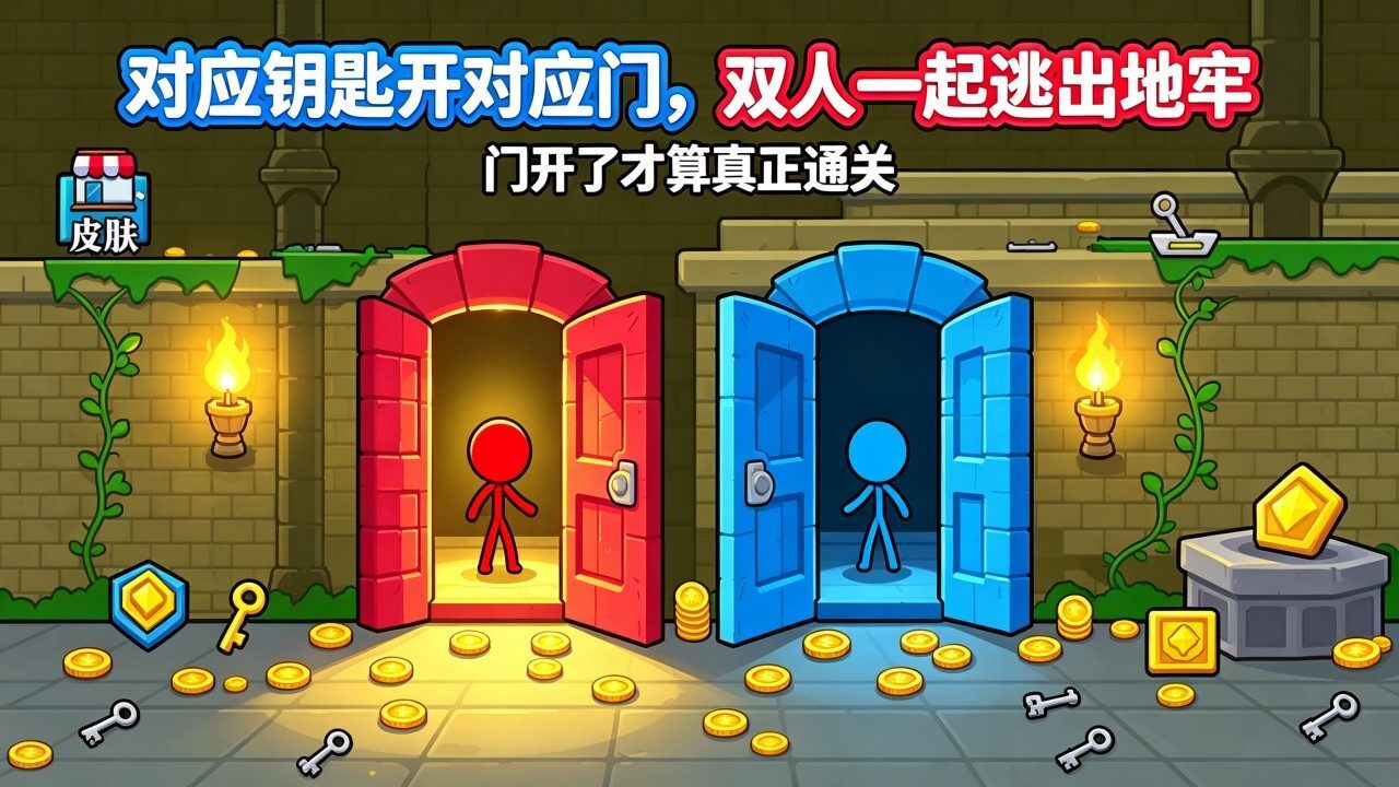 经典森林冰火人逃亡截图
