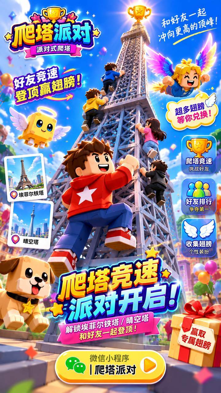 爬塔派对截图