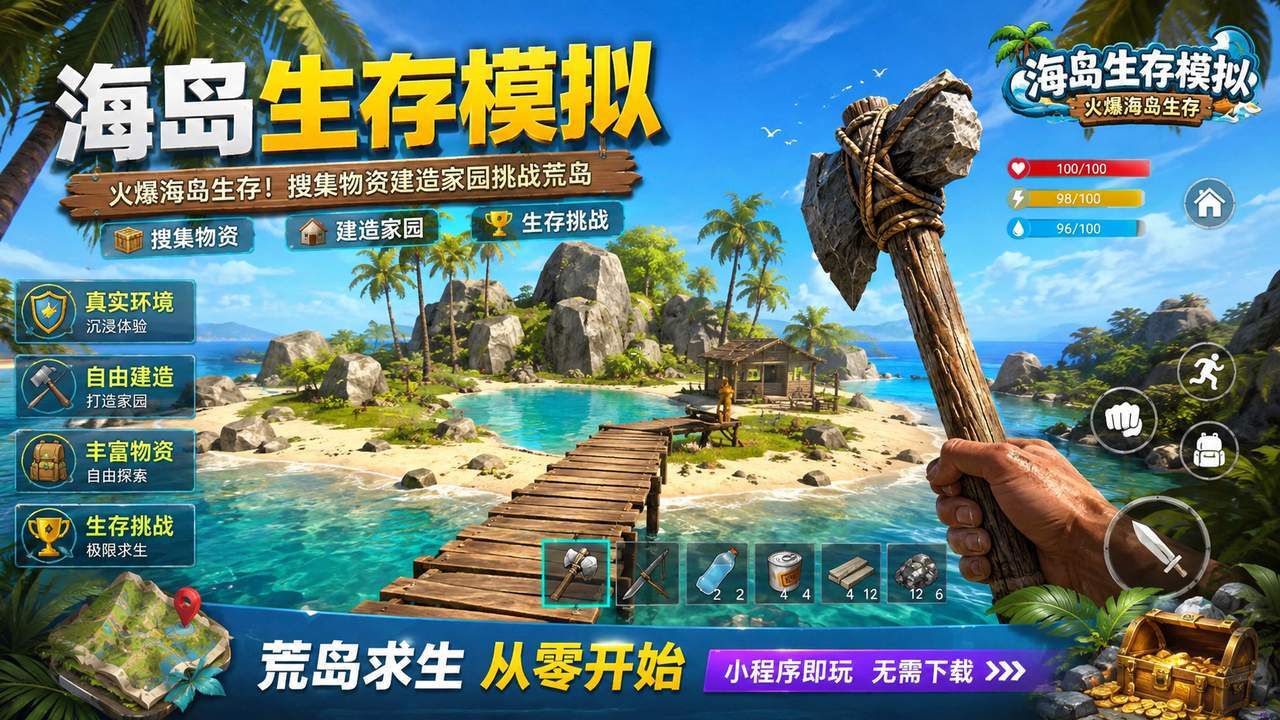 海岛生存模拟截图