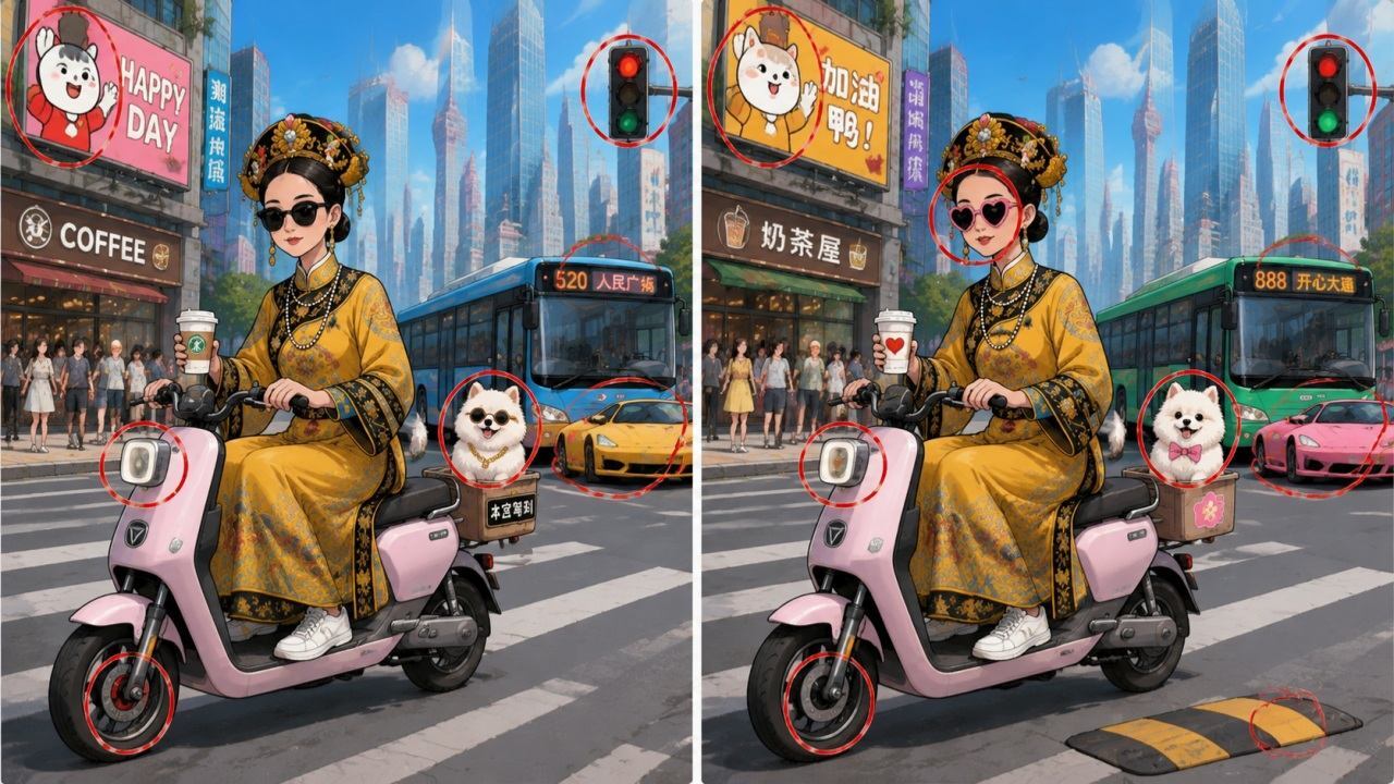 找不同的地方截图