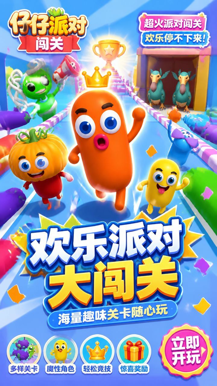 仔仔派对闯关截图