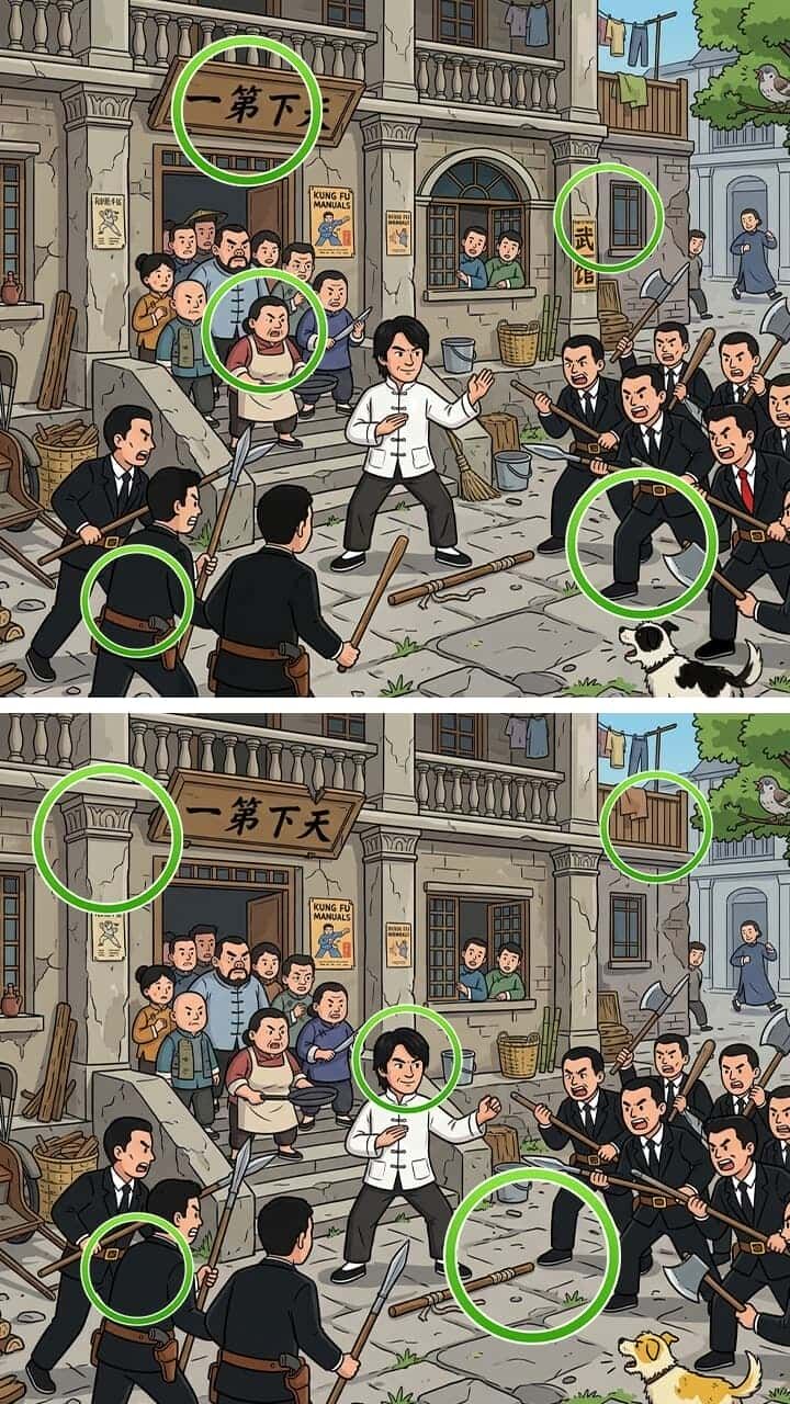 找找图中不同截图