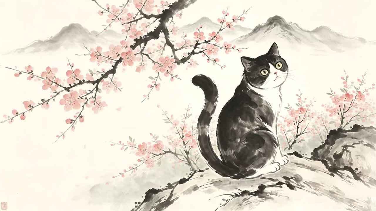 休闲国风猫喵拼拼乐截图