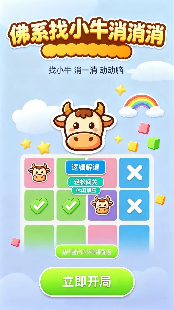 佛系找小牛消消消截图