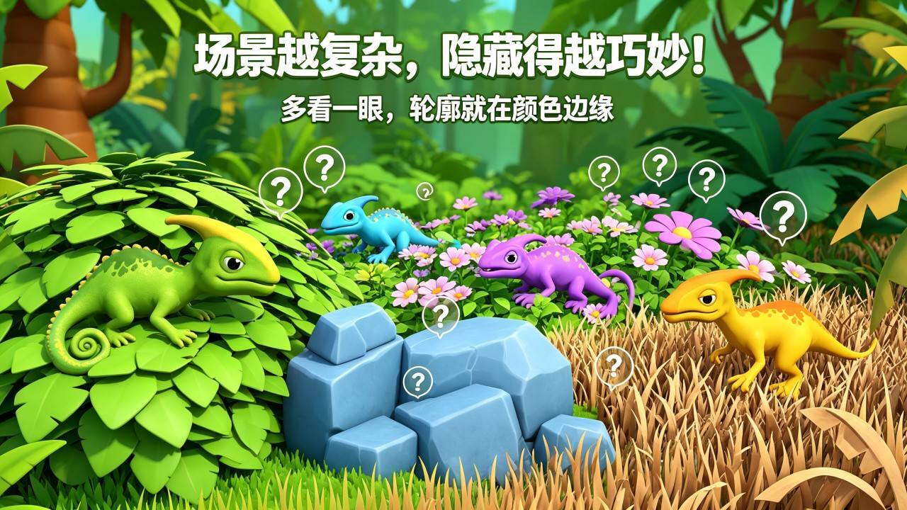 变色龙躲猫猫捉迷藏截图