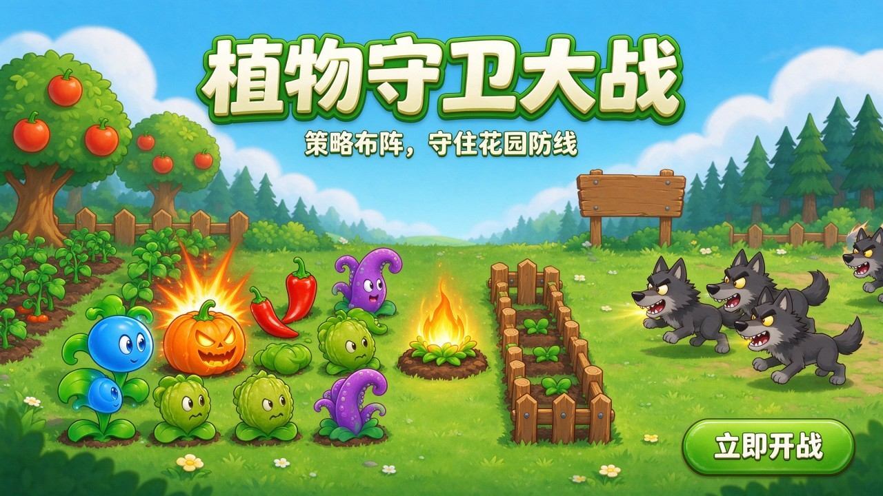 植物对战狼人融合版截图