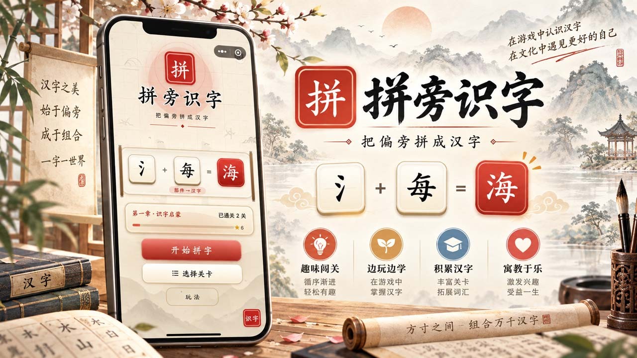 拼旁识字截图
